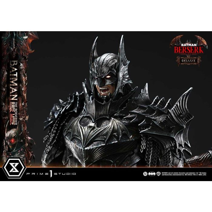 DC Comics Ultimate Premium Masterline Series Statue 1/4 Batman (Comics) Batman: The Berserker Rage Mode Deluxe Version 93 cm
