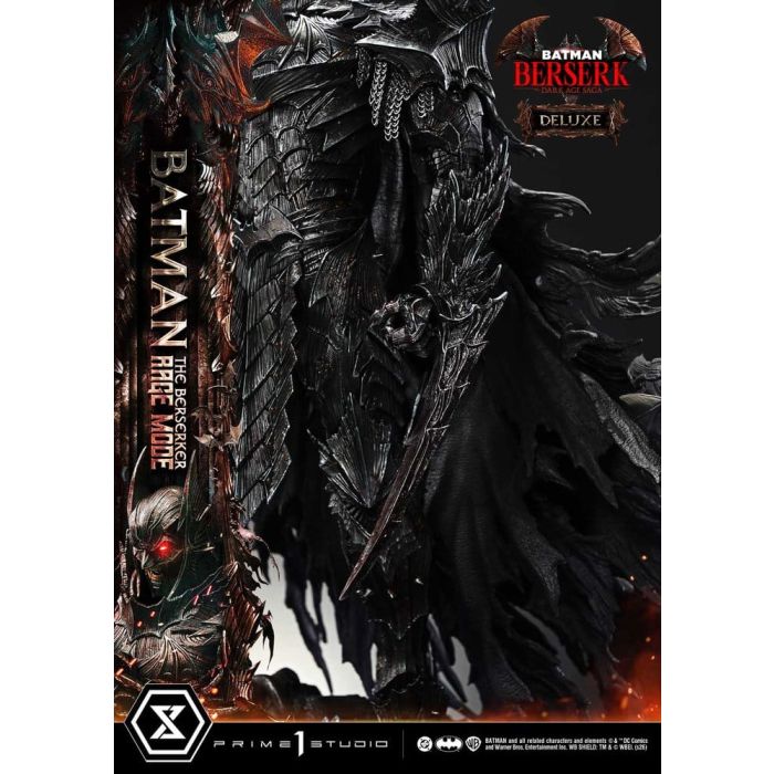 DC Comics Ultimate Premium Masterline Series Statue 1/4 Batman (Comics) Batman: The Berserker Rage Mode Deluxe Version 93 cm