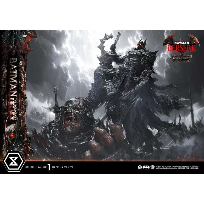 DC Comics Premium Masterline Series Statue 1/4 Batman (Comics) Batman: The Berserker Rage Mode DX Bonus Version 93 cm