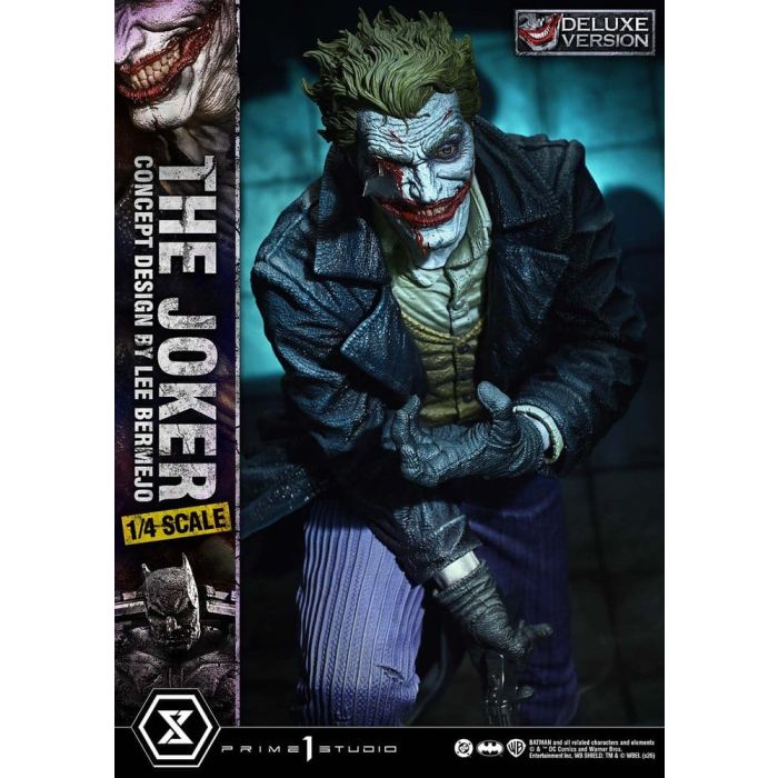 DC Comics Ultimate Premium Masterline Series Statue 1/4 The Joker (Concept Design by Lee Bermejo) Deluxe Version 53 cm