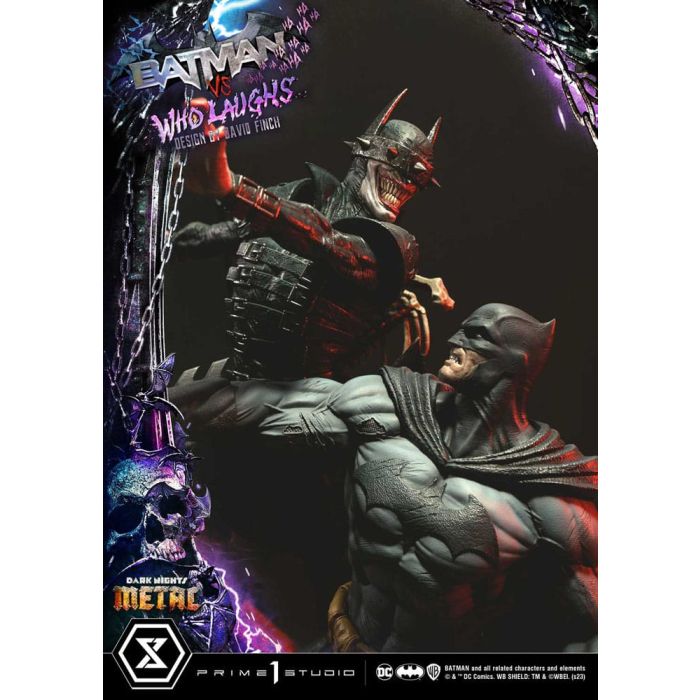 Dark Nights: Metal Ultimate Premium Masterline Series Statue 1/4 Batman VS Batman Who Laughs 67 cm