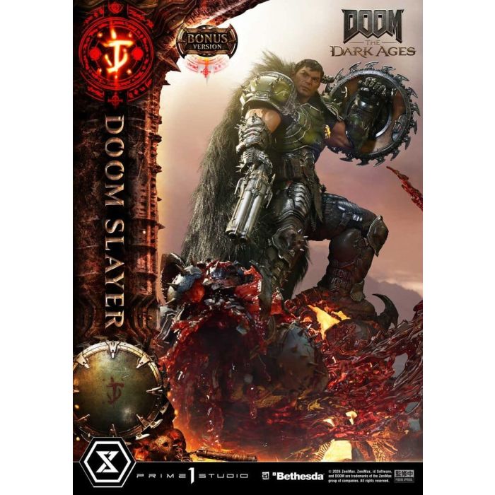 DOOM: The Dark Ages Ultimate Premium Masterline Series Statue 1/4 DOOM Slayer DX Bonus Version 77 cm 