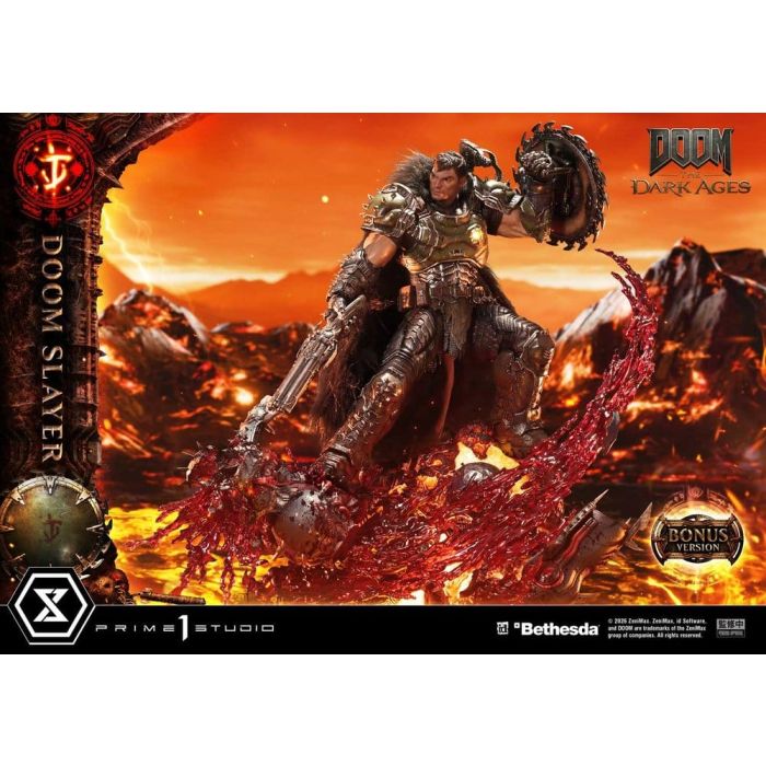 DOOM: The Dark Ages Ultimate Premium Masterline Series Statue 1/4 DOOM Slayer DX Bonus Version 77 cm 