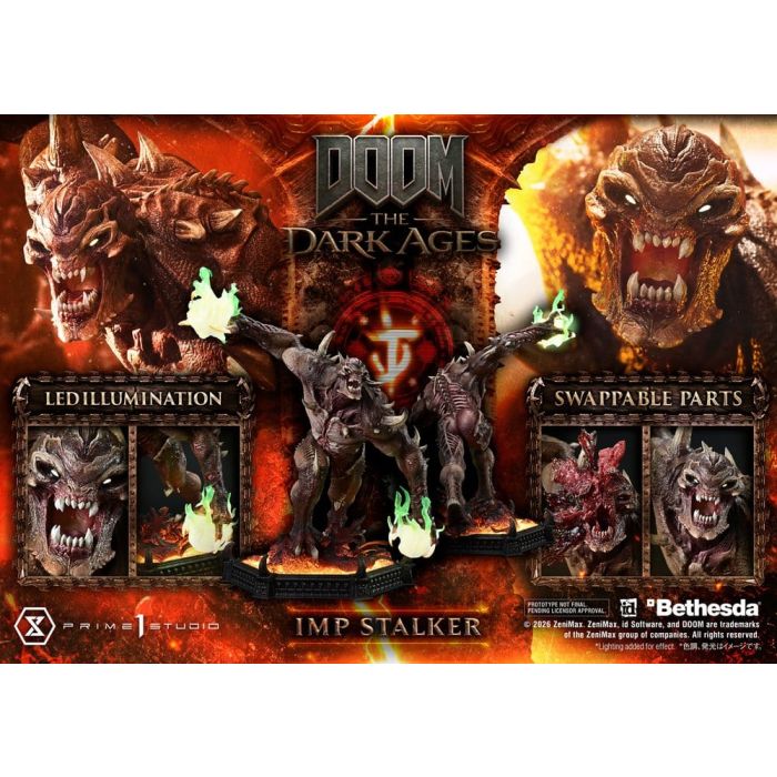 DOOM: The Dark Ages Ultimate Premium Masterline Series Statue 1/4 Imp Stalker 77 cm           