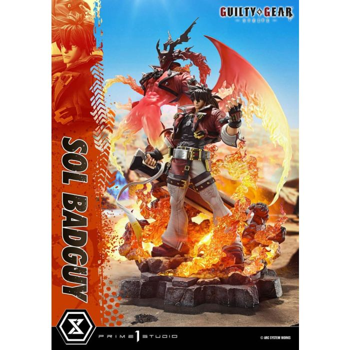 Guilty Gear Strive Ultimate Premium Masterline Series Statue 1/4 Sol Badguy Bonus Version 82 cm           