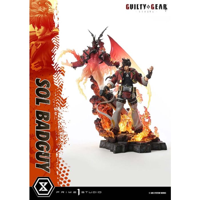 Guilty Gear Strive Ultimate Premium Masterline Series Statue 1/4 Sol Badguy Bonus Version 82 cm           