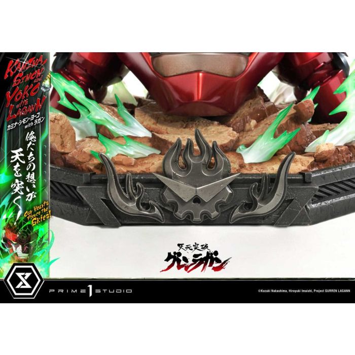 Gurren Lagann Ultimate Premium Masterline Series Statue 1/4 Kamina, Simon & Yoko with Lagann 97 cm