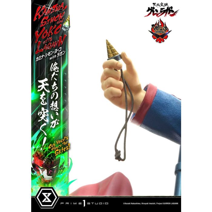 Gurren Lagann Ultimate Premium Masterline Series Statue 1/4 Kamina, Simon & Yoko with Lagann Deluxe Version 97 cm