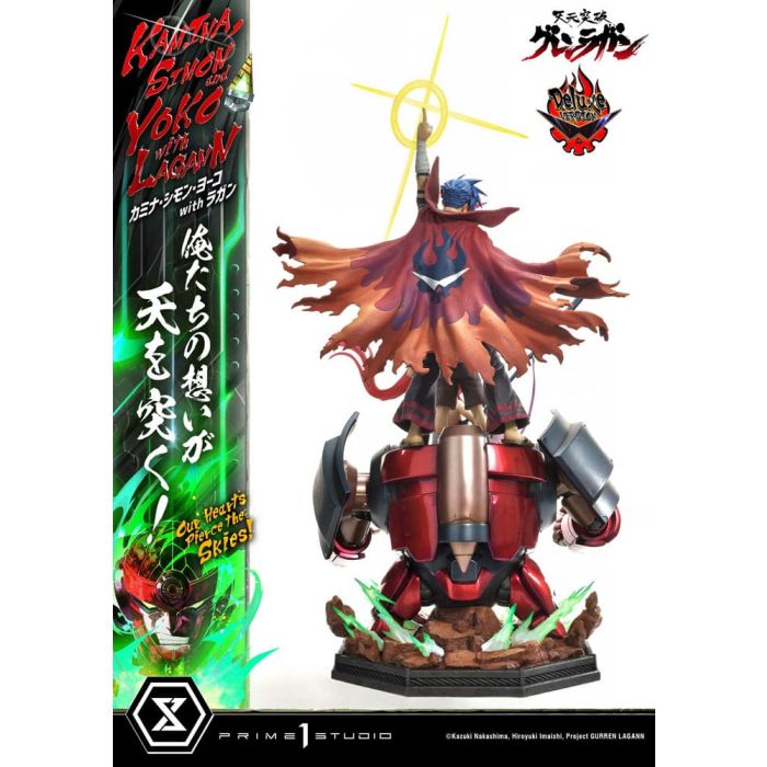 Gurren Lagann Ultimate Premium Masterline Series Statue 1/4 Kamina, Simon & Yoko with Lagann Deluxe Version 97 cm