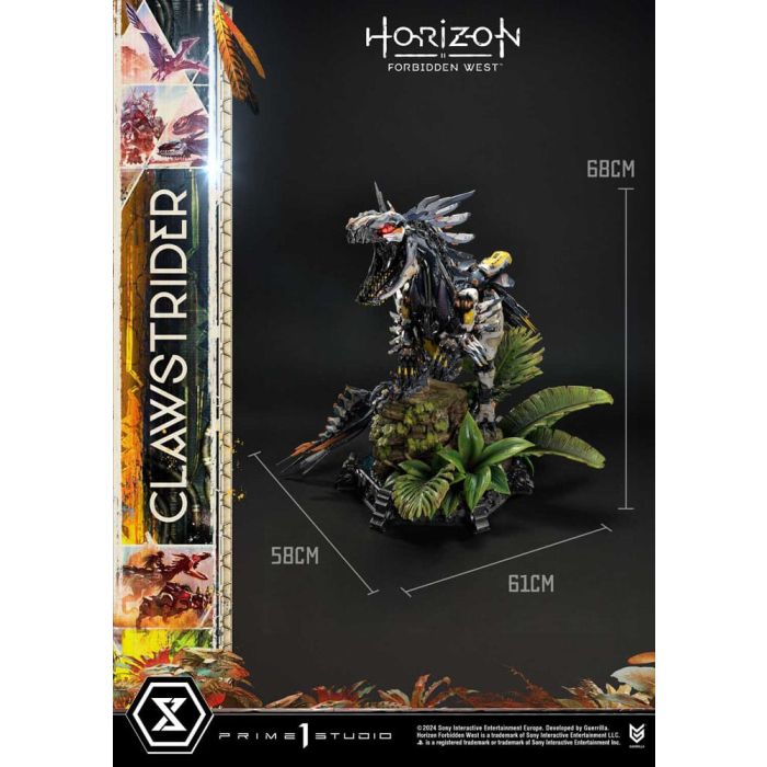 Horizon Forbidden West Ultimate Premium Masterline Series Statue 1/4 Clawstrider Bonus Version 68 cm