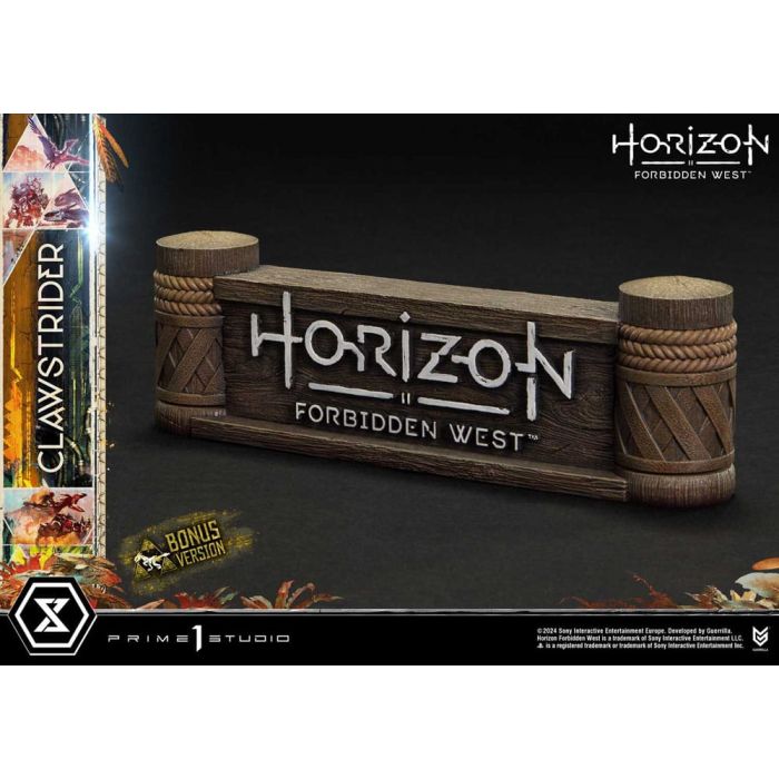 Horizon Forbidden West Ultimate Premium Masterline Series Statue 1/4 Clawstrider Bonus Version 68 cm