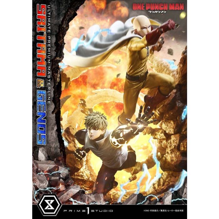 One-Punch Man Ultimate Premium Masterline Series Statue 1/4 Saitama & Genos 73 cm 