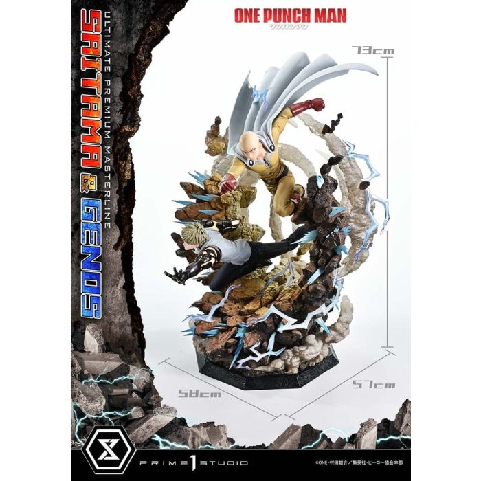 One-Punch Man Ultimate Premium Masterline Series Statue 1/4 Saitama & Genos 73 cm 