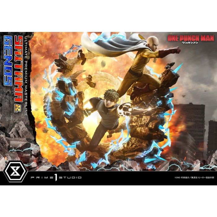 One-Punch Man Ultimate Premium Masterline Series Statue 1/4 Saitama & Genos 73 cm 