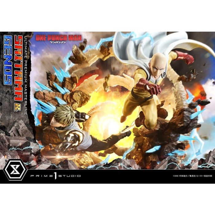 One-Punch Man Ultimate Premium Masterline Series Statue 1/4 Saitama & Genos 73 cm 
