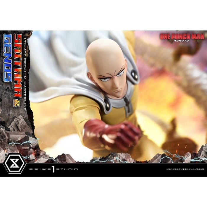 One-Punch Man Ultimate Premium Masterline Series Statue 1/4 Saitama & Genos 73 cm 