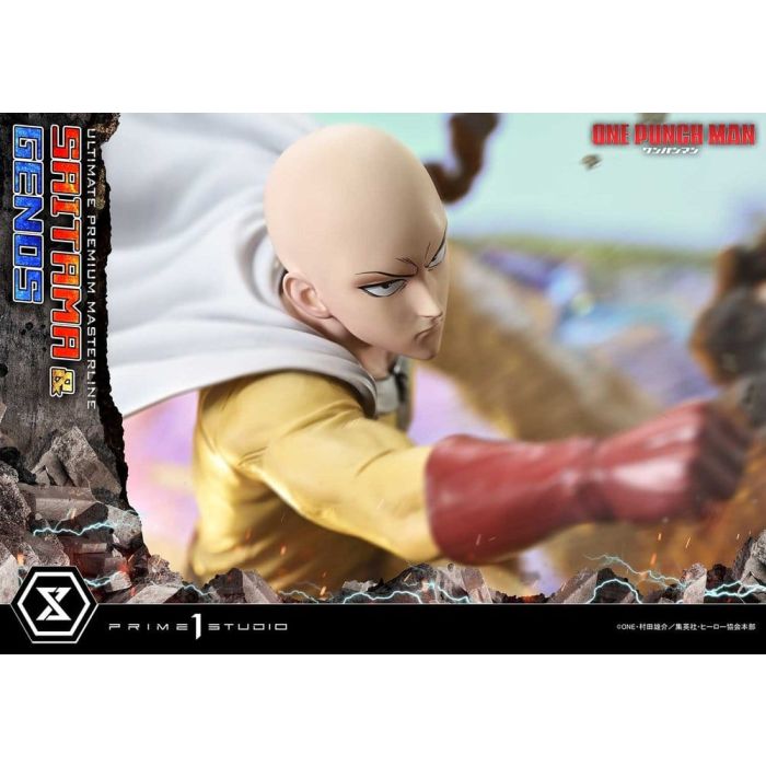 One-Punch Man Ultimate Premium Masterline Series Statue 1/4 Saitama & Genos 73 cm 