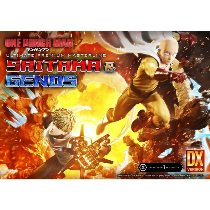 One-Punch Man Ultimate Premium Masterline Series Statue 1/4 Saitama & Genos Deluxe Version 73 cm 