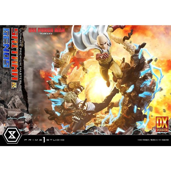 One-Punch Man Ultimate Premium Masterline Series Statue 1/4 Saitama & Genos Deluxe Version 73 cm 