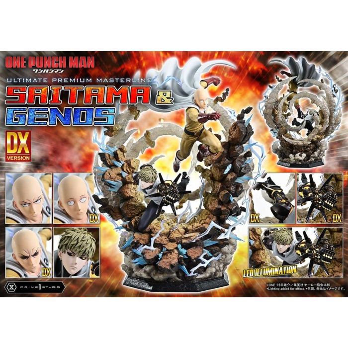 One-Punch Man Ultimate Premium Masterline Series Statue 1/4 Saitama & Genos Deluxe Version 73 cm 
