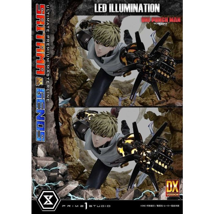 One-Punch Man Ultimate Premium Masterline Series Statue 1/4 Saitama & Genos Deluxe Version 73 cm 