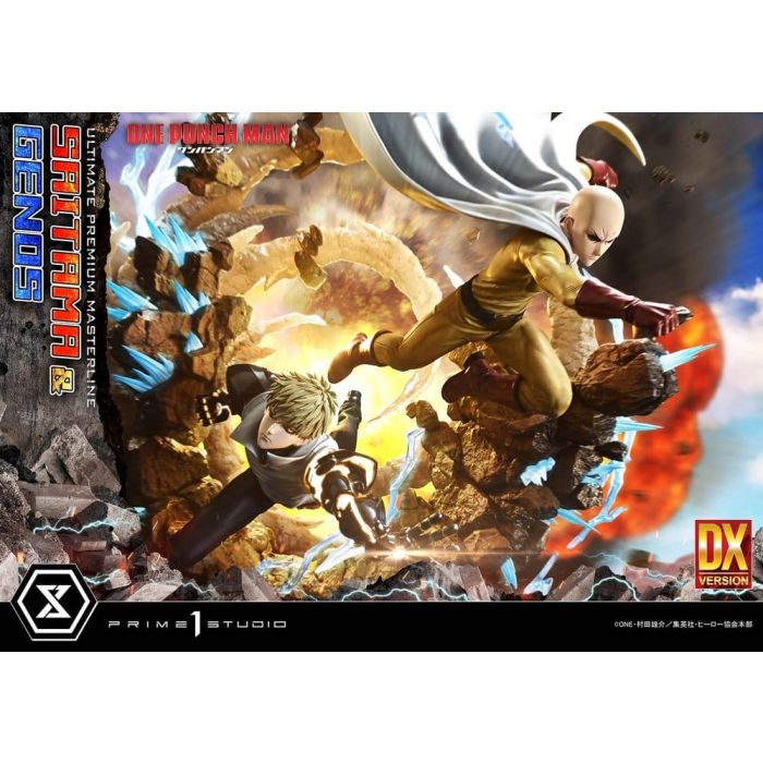 One-Punch Man Ultimate Premium Masterline Series Statue 1/4 Saitama & Genos Deluxe Version 73 cm 