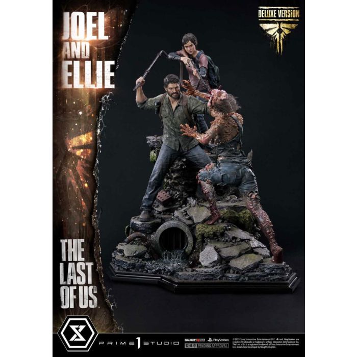 The Last of Us Part I Ultimate Premium Masterline Series Statue Joel & Ellie Deluxe Version (The Last of Us Part I) 73 cm