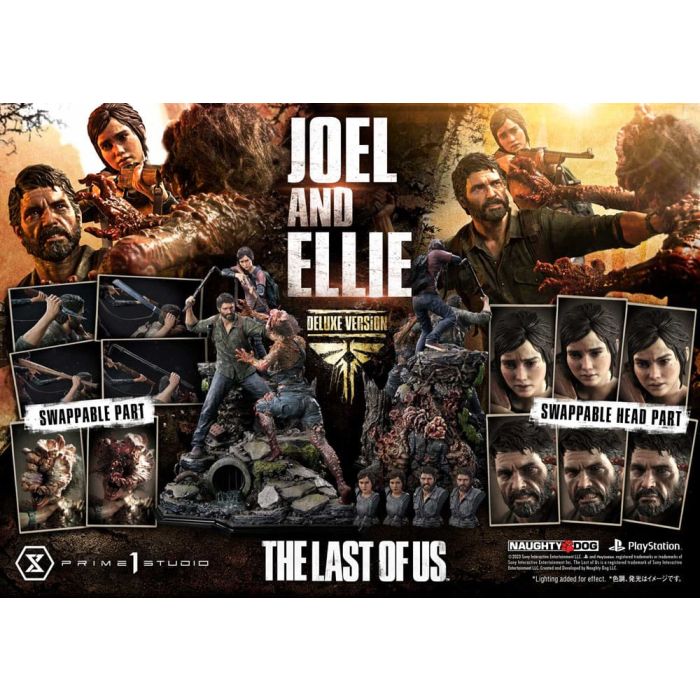 The Last of Us Part I Ultimate Premium Masterline Series Statue Joel & Ellie Deluxe Version (The Last of Us Part I) 73 cm