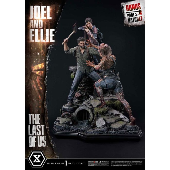 The Last of Us Part I Ultimate Premium Masterline Series Statue Joel & Ellie Deluxe Bonus Version (The Last of Us Part I) 73 cm