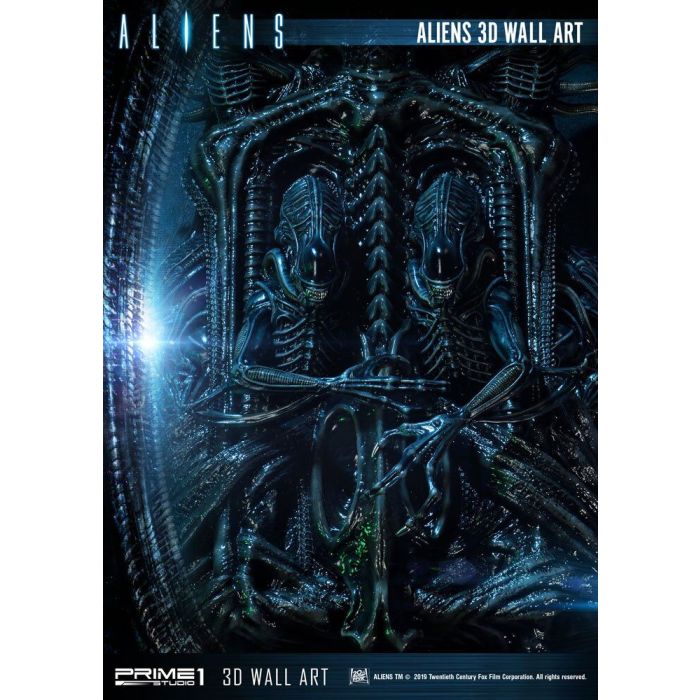 Aliens 3D Wall Art 32 x 50 cm