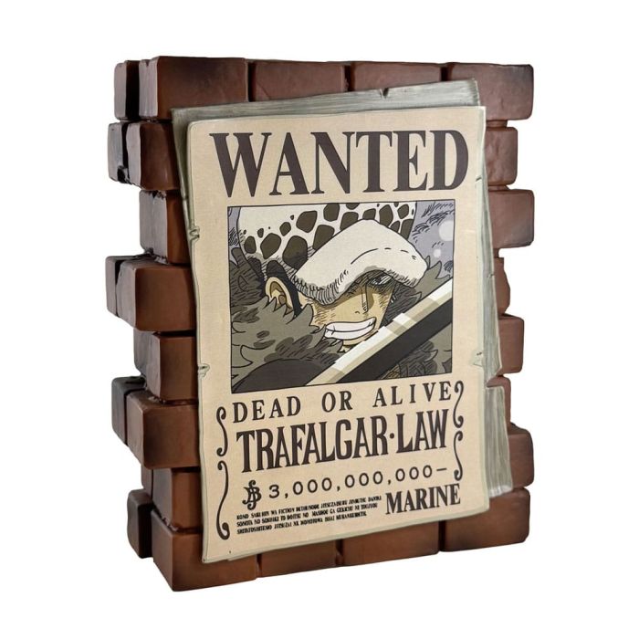 One Piece Coin Bank Law Wanted 
