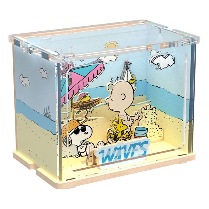 Peanuts Puremind DIY Construction Mini Scene Chilling at the Beach