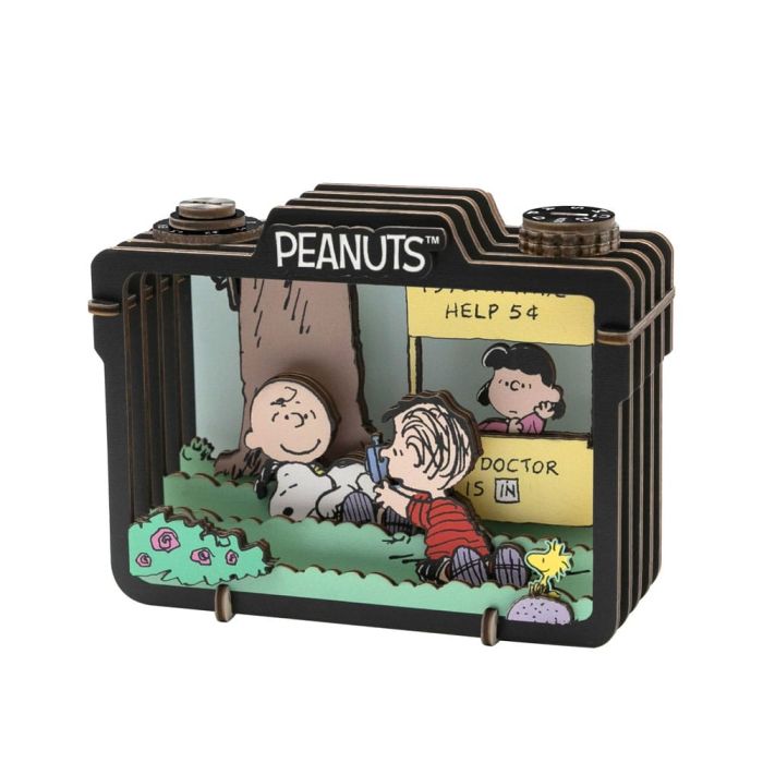 Peanuts Puremind Model Kit Wooden Theater Summer Snapshot