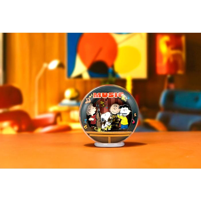 Peanuts Puremind Model Kit Globe Wooden Theater Globe Night of Music