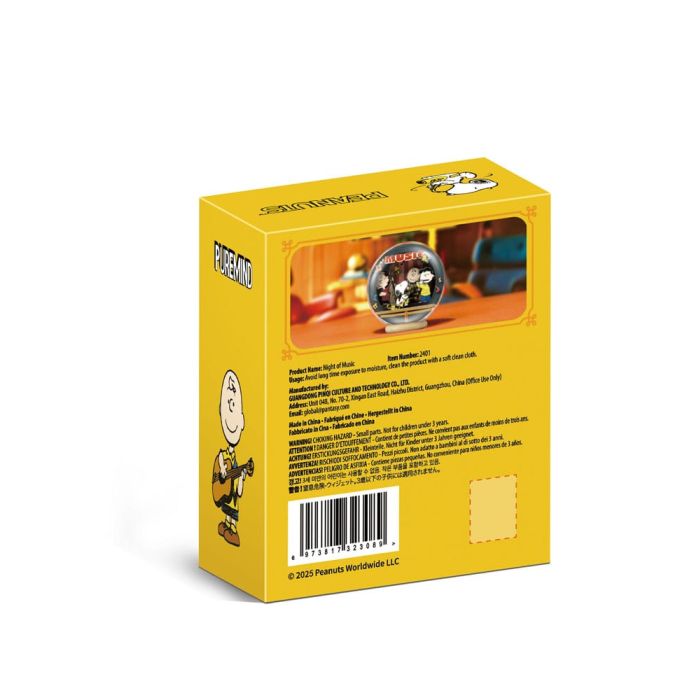 Peanuts Puremind Model Kit Globe Wooden Theater Globe Night of Music