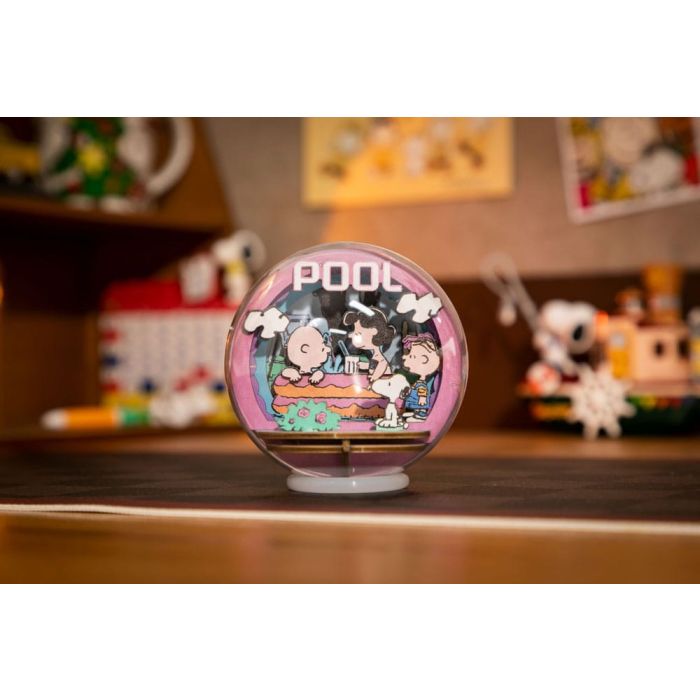 Peanuts Puremind Model Kit Wooden Theater Globe Cool Pool