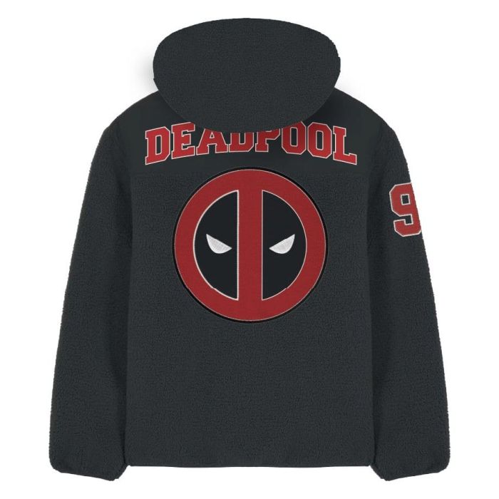 Marvel Sherpa Jacket Deadpool Logo Size L