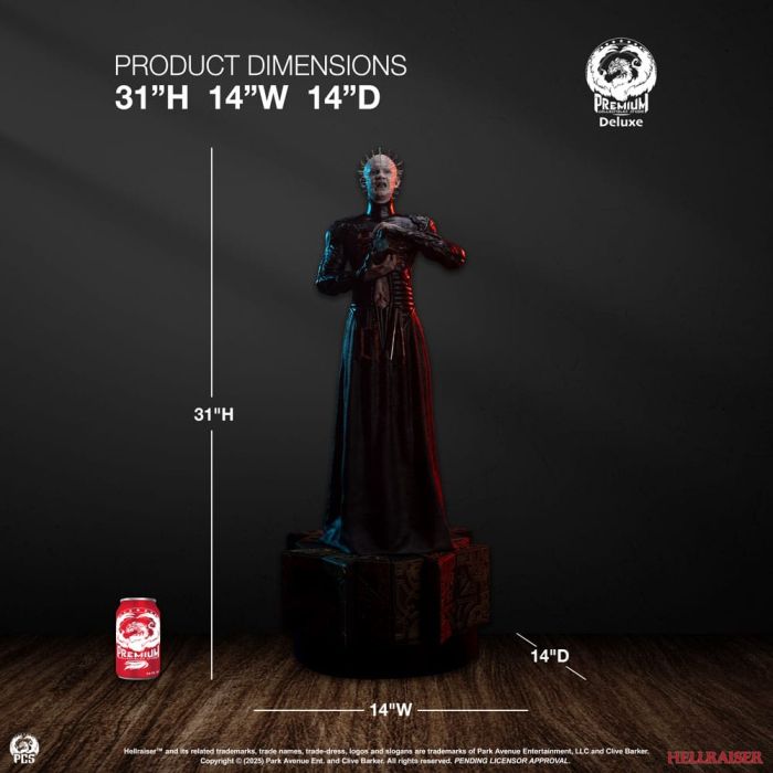 Hellraiser Statue 1/3 Pinhead Deluxe Edition 79 cm