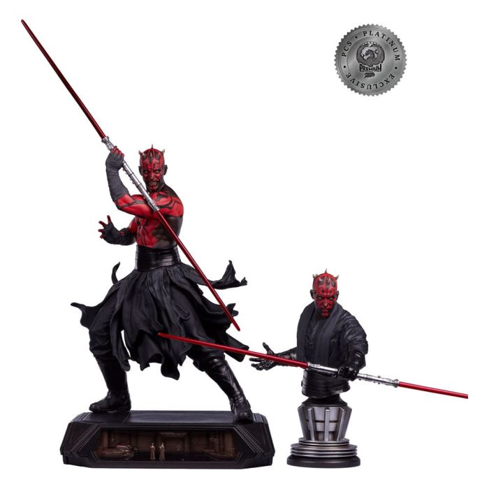 Star Wars Epic Series Statue 1/3 Darth Maul Platinum Exclusive 86 cm  