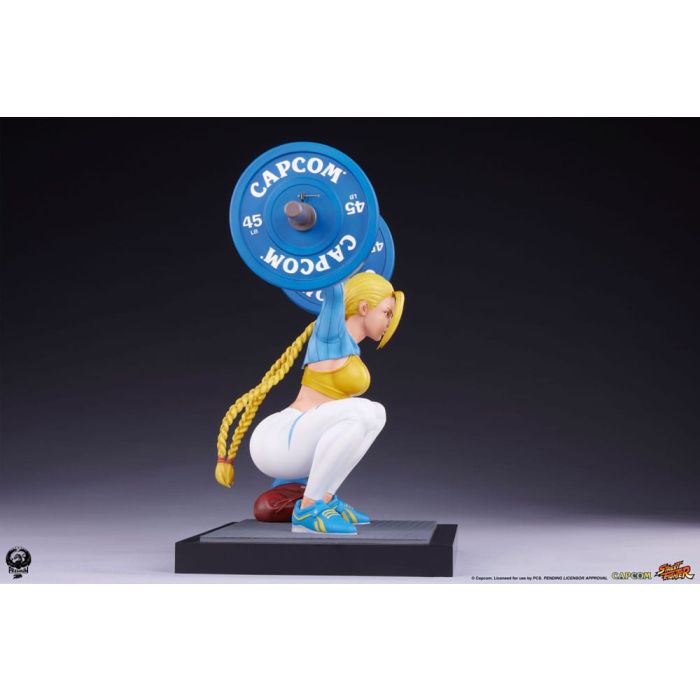 Street Fighter Premier Series Statue 1/4 Cammy: Powerlifting Alpha 41 cm