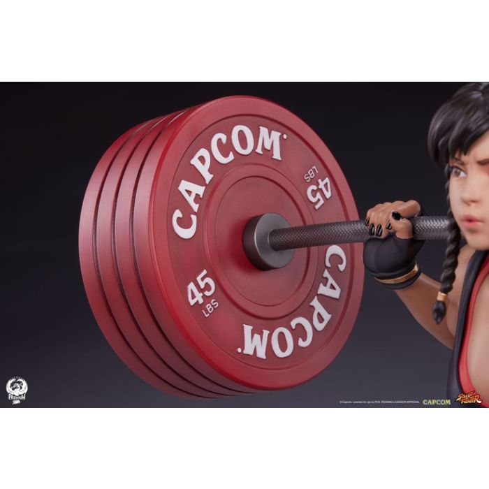 Street Fighter Premier Series Statue 1/4 Chun-Li Powerlifting (Battle Edition) 37 cm