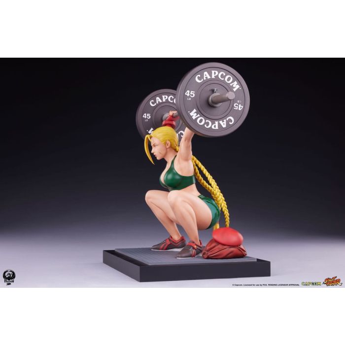Street Fighter Premier Series Statue 1/4 Cammy: Powerlifting 41 cm