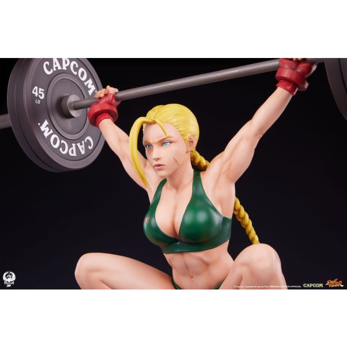 Street Fighter Premier Series Statue 1/4 Cammy: Powerlifting 41 cm