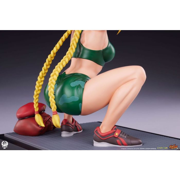 Street Fighter Premier Series Statue 1/4 Cammy: Powerlifting 41 cm