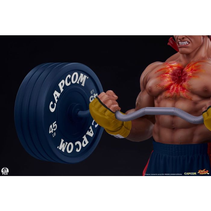 Street Fighter Premier Series Statue 1/4 Evil Ryu: Powerlifting 53 cm