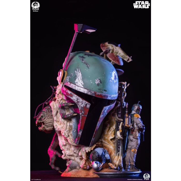 Star Wars The Empire Strikes Back Fine Art Bust Boba Fett Deluxe Edition 50 cm