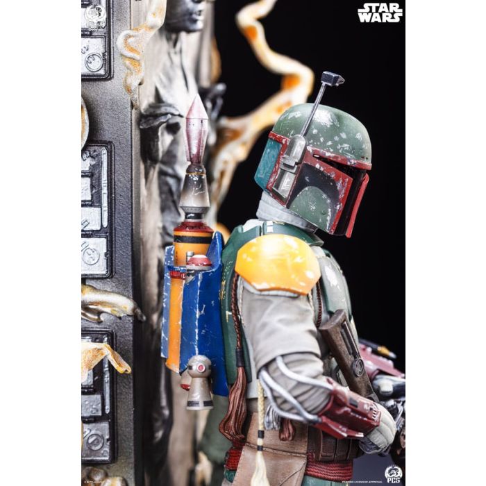 Star Wars The Empire Strikes Back Fine Art Bust Boba Fett Deluxe Edition 50 cm