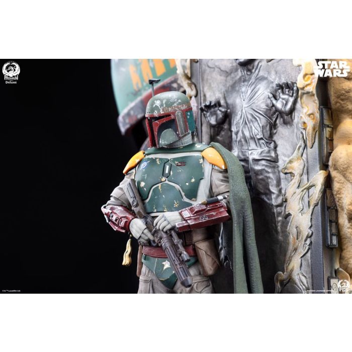 Star Wars The Empire Strikes Back Fine Art Bust Boba Fett Deluxe Edition 50 cm