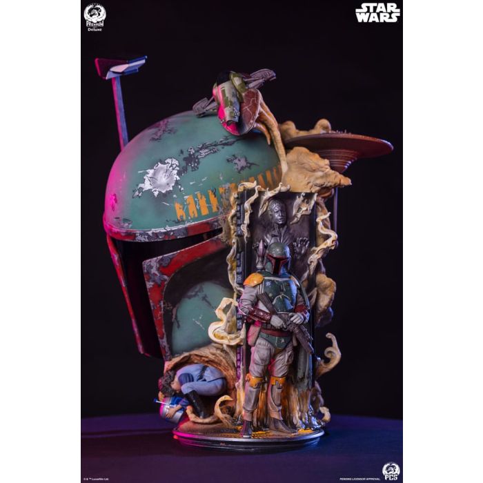 Star Wars The Empire Strikes Back Fine Art Bust Boba Fett Deluxe Edition 50 cm