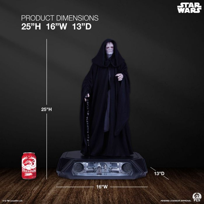 Star Wars Hyperreal Statue 1/3 Emperor Palpatine 64 cm  